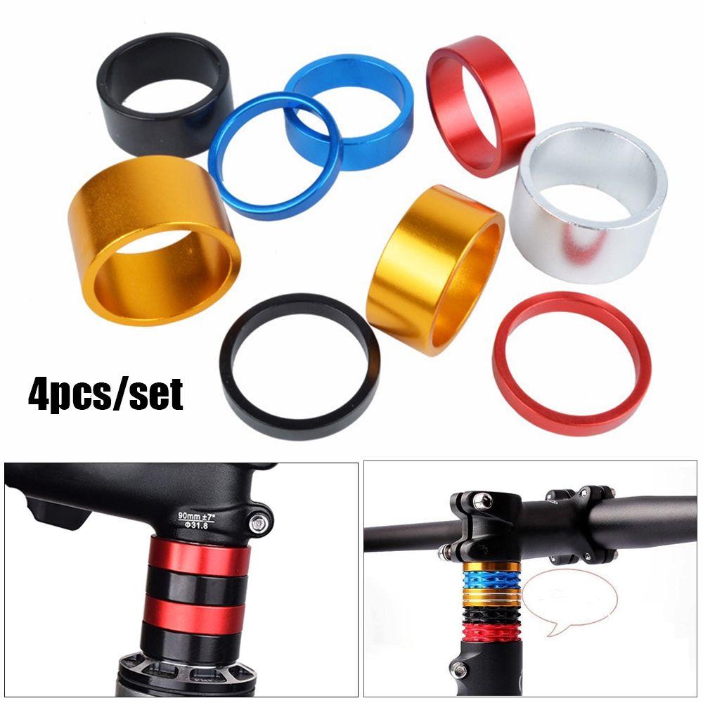 MTB Cycling Aluminum Alloy Bicycle Fork Washers Headset Stem Spacer Road Bike Parts Washer Cap