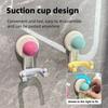 2Pcs Removable Vacuum Double Hooks Traceless Wall Hanger Shower Hooks  Behind the Door