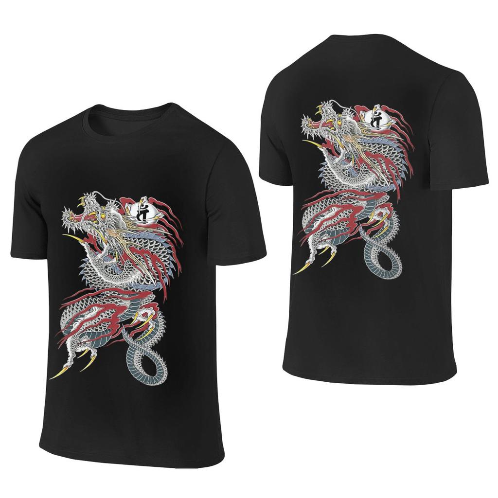 Kiryu Kazuma  Dragon Of Dojima Yakuza Standard Shoulder Reversible Tshirt Niche Street Style Versatile Colors Tees