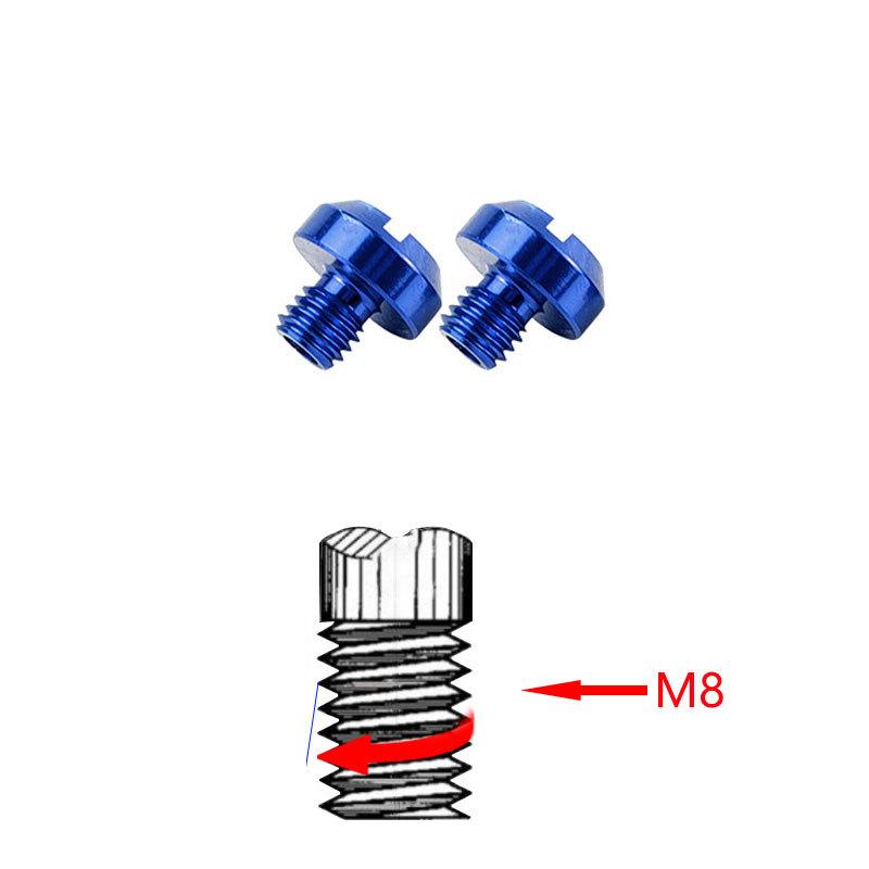 2 шт. M8/M10 мотоциклетное зеркало заднего вида, заглушки, винты, детали из алюминиевого сплава, модификация