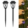 Solar Garden Light Outdoor Home Decoration Yard Garden Grass Waterproof Lawn Lamp Arrangement Ground Plug Light And Shadow Lamp
