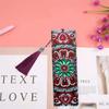 Custom Mandala Mosaic PU Leather DIY Diamond Painting Bookmark R-M038-059/AA129-153