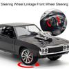 1:24 Charger 1970 Hellcat Toy Car Model Alloy Diecasts Simulation Sound Light Pull Back Models Cars Toys Boys Gifts Collection
