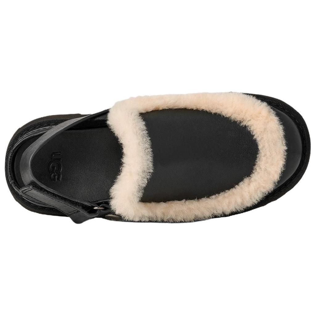 UGG Esmee Кожа Мода Удобные Повседневные Балетки 5,1 см Женские балетки Черные 1171507-BLK