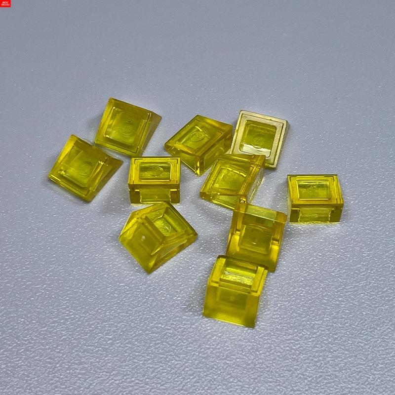 60 шт. Кирпичи MOC Наклонный кирпич 1x1 Крыша Классические Строительные блоки Аксессуары Детали 50746 54200 DIY Игрушки для детей