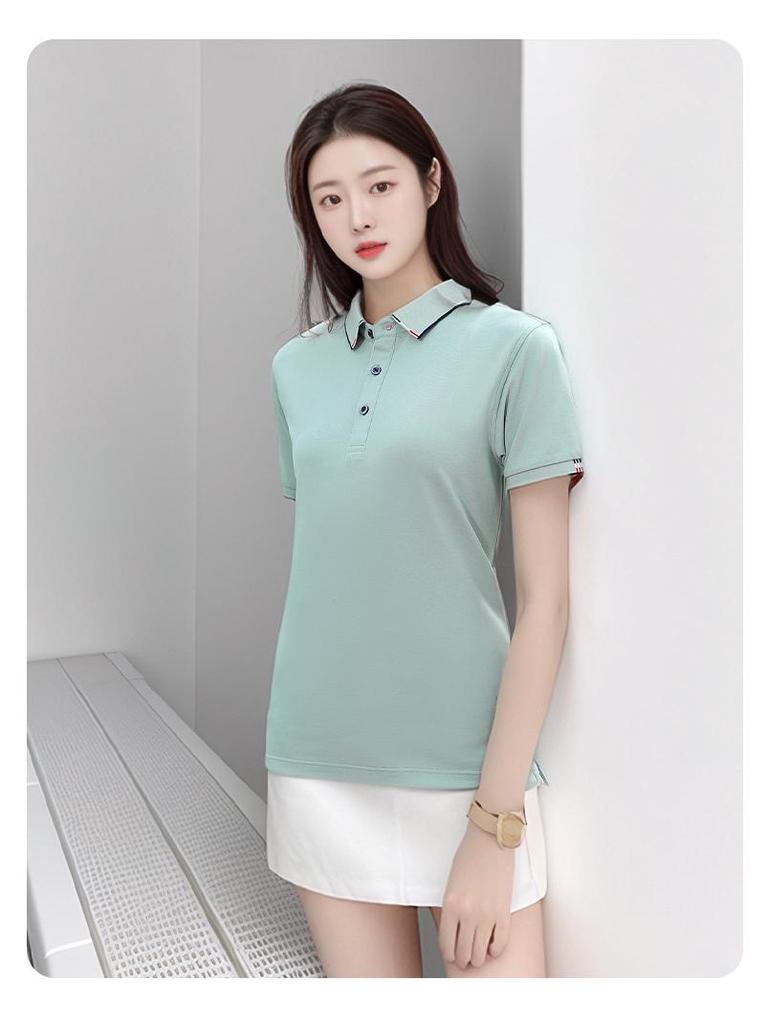 High-End Custom Embroidered Business Polo Shirt for Summer Work: Short Sleeve & Casual Lapel Design