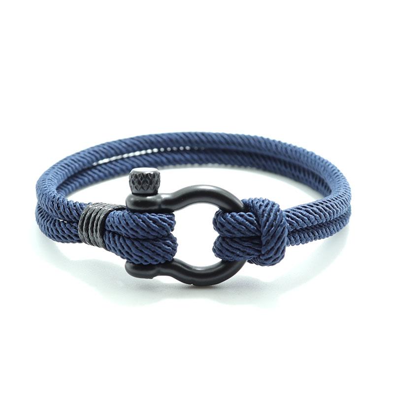 Новый мужской браслет 4 мм Lucky Rope Braclet Homme Boyfriend Present Открытый Survival Brazalete Pulseira Masculina Шнур-цепочка Pulsera