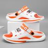 2024 Men's Outdoor Sandals Slippers Beach Comfortable Soft Sole Slide Clogs Casual Shoes Men Women Beach Sandals Big Size 46 47