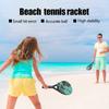Профессиональная пляжная ракетка, карбоновая ракетка для пляжного тенниса, мягкая ракетка из ЭВА для лица с сумкой, оборудование унисекс, падель