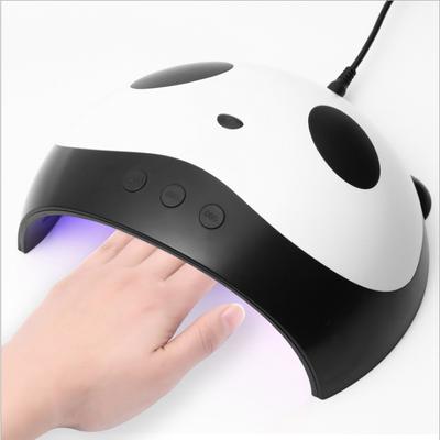 Panda 12 УФ светодиодов лампа для сушки гелевого лака 36 Вт аппарат для фототерапии ногтей профессиональный маникюрный инструмент салонное оборудование