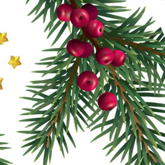 Рождественская наклейка на унитаз сосновая шишка, зеленые листья растений, легко очищается, без остатка, украсит наклейку для ванной комнаты