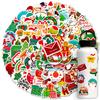 100 Christmas-Themed Graffiti Hand-Painted Stickers, Suitcases, Refrigerator Skateboards, Decorative Stickers