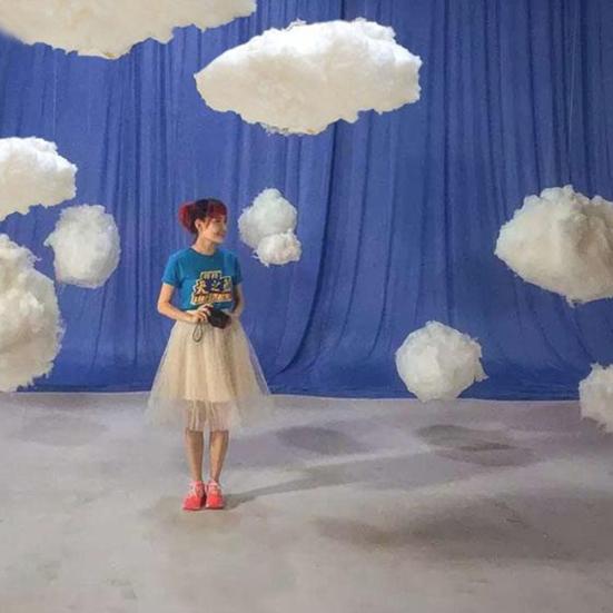 Реквизит для вечеринки Задники Подвесное украшение Подвесные принадлежности в форме облака Фотографический реквизит