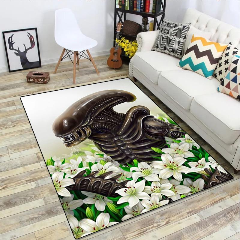 Alien Rug - Home carpet Office Decorative Carpet For Living Room Bedroom Door Mat Floor Rug Computer Chair Area Rug