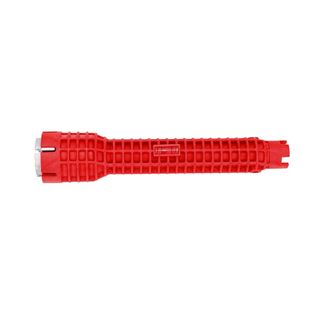 Faucet and Sink Wrench 8 in 1 Multifunctional Wrench Tool with Nut Remover & Bolt Extractor Double head Plumbing Wrench