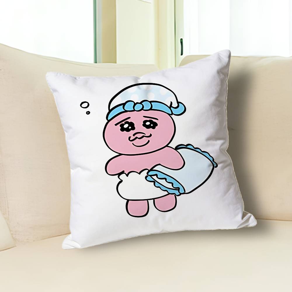 Cute O-Opanchus-S Pillow Cases for Bedroom Living Room Sofa Home Decor Polyester Cushion Cover with Zipper