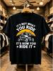 Men'S Funny T-Shirt Sxs Design UTV Quad Riding T-Shirt - It'S Not What You Ride It'S How You Ride It