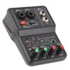 2 Channels O Mixer USB 48V Phantom Power Compact Sound Mixing Console for Music Recording Home