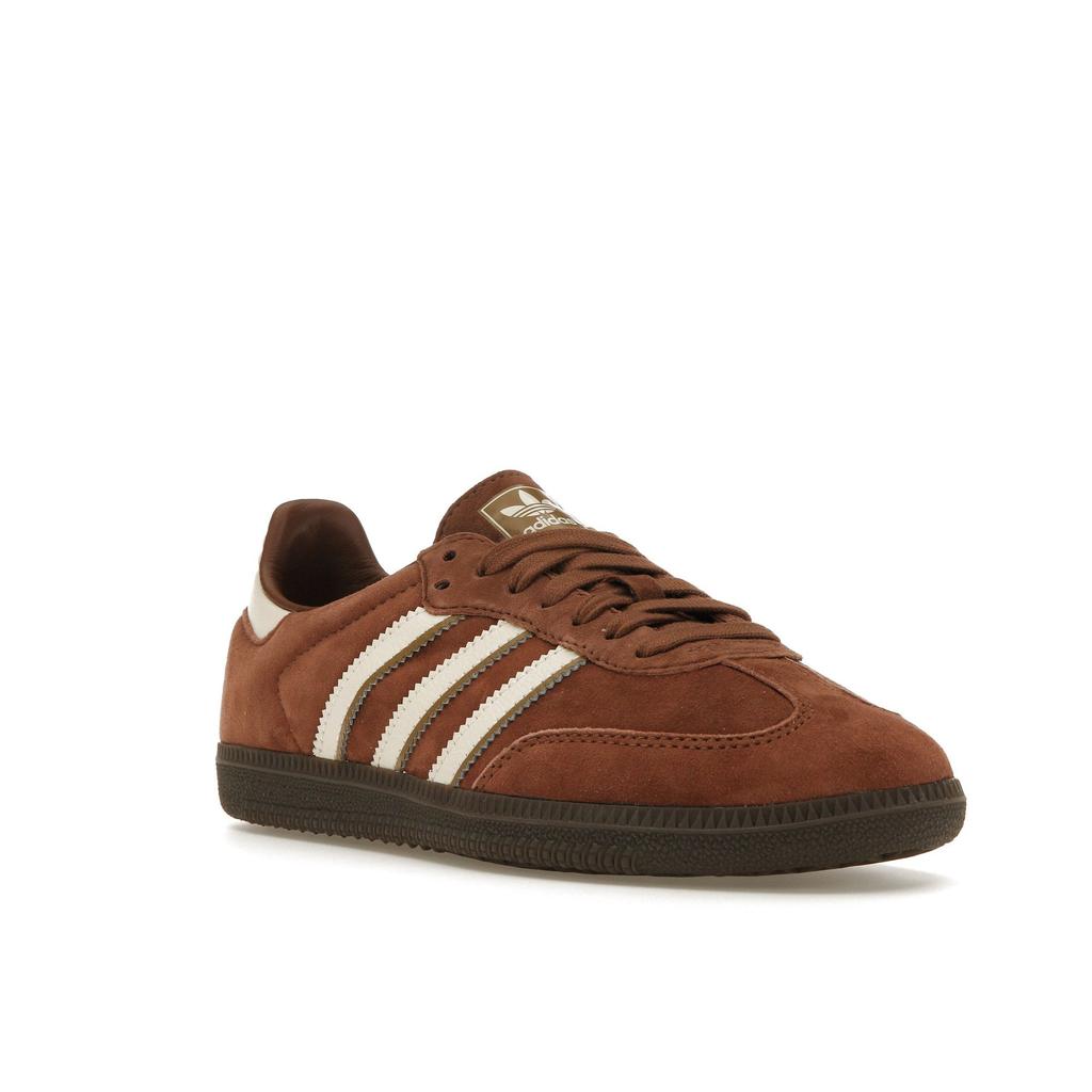 adidas Коричневые кроссовки унисекс Samba OG Preloved Wonder-White Earth-Strata IG1357