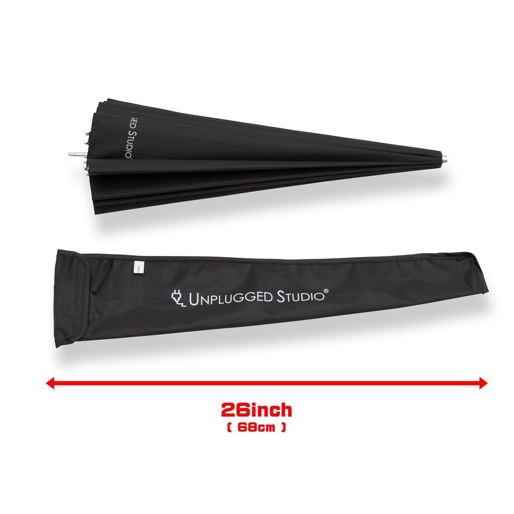 Зонт UNPLUGGED STUDIO 40 дюймов белый (стекловолокно) ООН-016