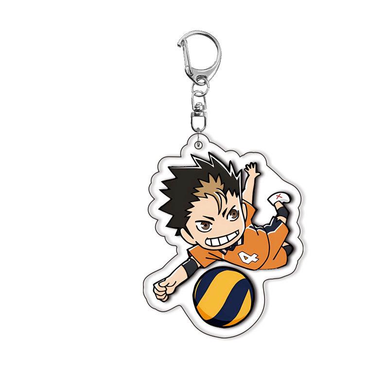 28 Стилей Аниме Haikyuu!! Акриловый Брелок Хинаты Сёё Тобио Кагэяма Даити Савамура Мультяшный Популярный Брелок для Ключей Ювелирный Кулон
