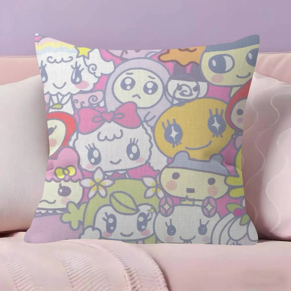 Pillow Gifts Home Office Furnishings Bedroom Sofa Car Cushion Cover case 45x45cm Classic toy brand Tamagotchi Cushion