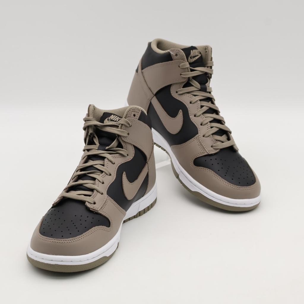 DD1869-002 Nike Dunk High Лунный Ископаемый Черный Горький Темно-Коричневый Пепельно-Серый (Женский)