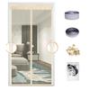 Door Curtain Net Magnetic Screen Curtain Mesh Door Magnet Velcro Vorhang Summer Antimosquito Insect Door Net Simple Installation