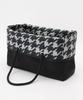 Официальная сумка-тоут LARGE 2 WAY 2 Way Houndstooth [LeSportsac] TOTE/1113 Женская черная/бежевая