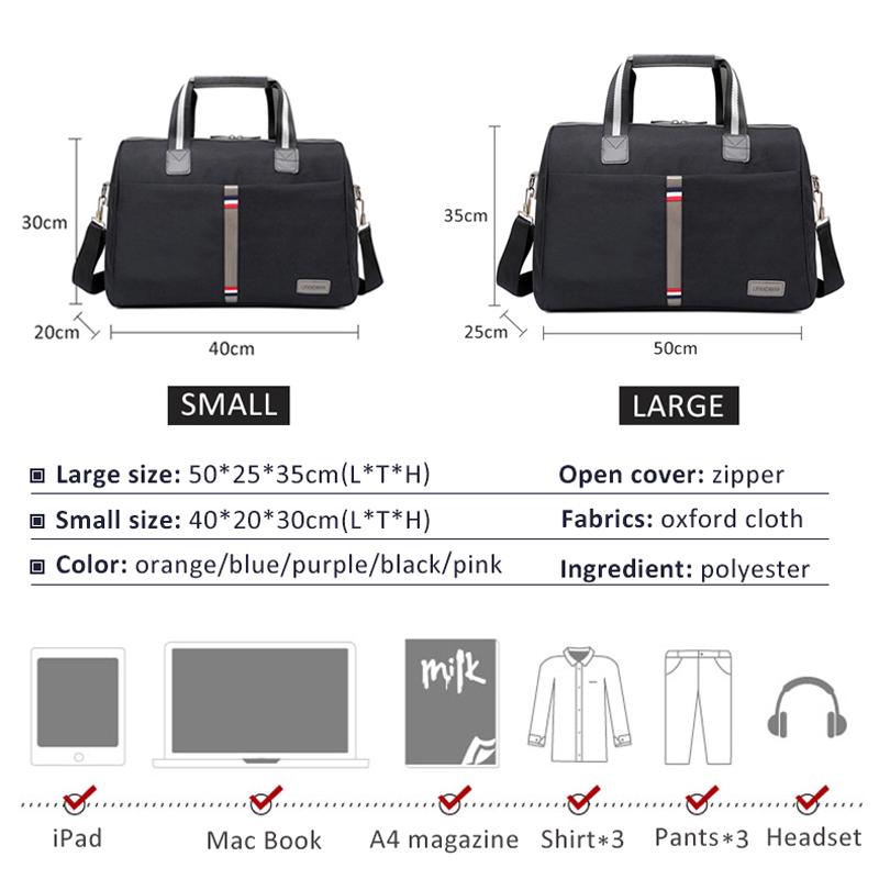Водонепроницаемая дорожная сумка большой емкости