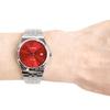 CASIO MTP-B145D-4A2 Watch (Silver/Red)