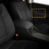2PC Leather Front Door Panels Armrest Cover LH RH Black Fits 2009-15 Pilot Honda