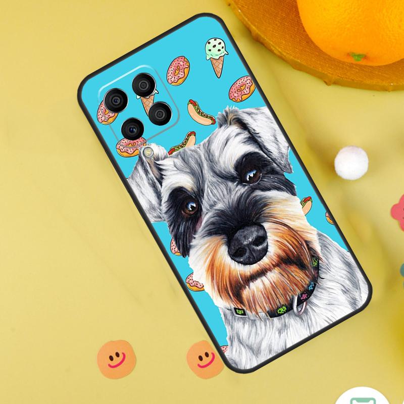 Милые собаки Шнауцер Чехол Для Samsung Galaxy M15 M35 M55 M11 M14 M34 M54 M31 M13 M53 M51 M12 M32 M52 M16 M36 M56