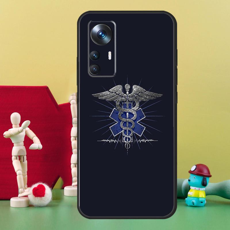 Медицинский чехол «Звезда жизни» для экстренных случаев для Xiaomi 15T 14T 13T Pro 13 14 15 Ultra 17 Pro Max POCO F5 F6 F7 X5 X6 X7 Pro