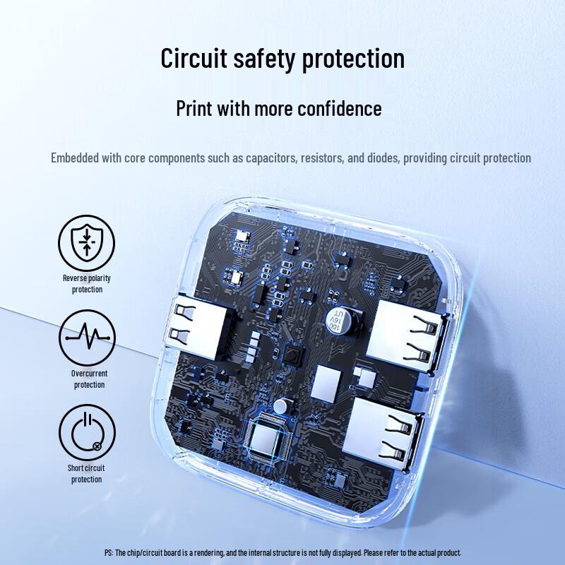 Ugreen USB-переключатель для совместного использования принтера с 2 портами