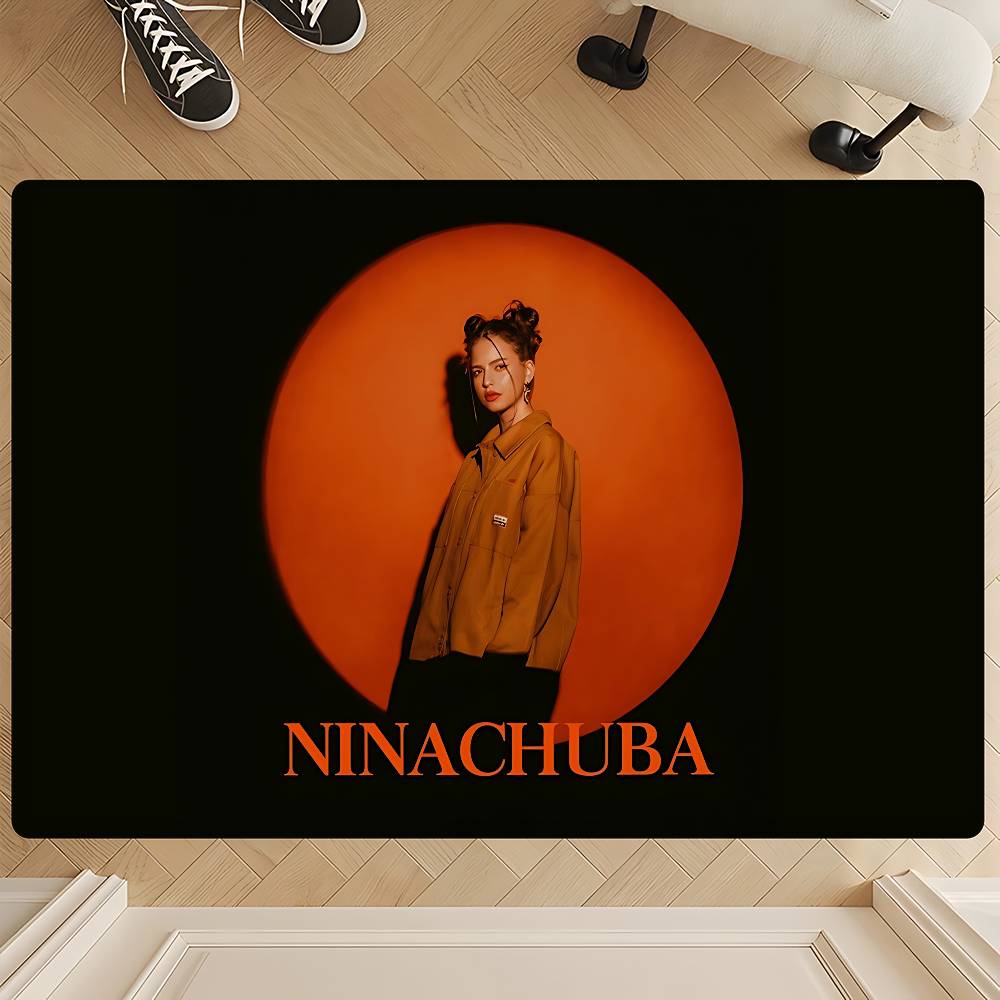 Singer Nina C-Chuba Floor Mat Cheaper Anti-slip Modern Living Room Balcony Printed Bedside Mats