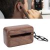 Earbud Case Cover Fit for     II Wireless   Earbud Drop Proof   Polished Wood Protective Cover
