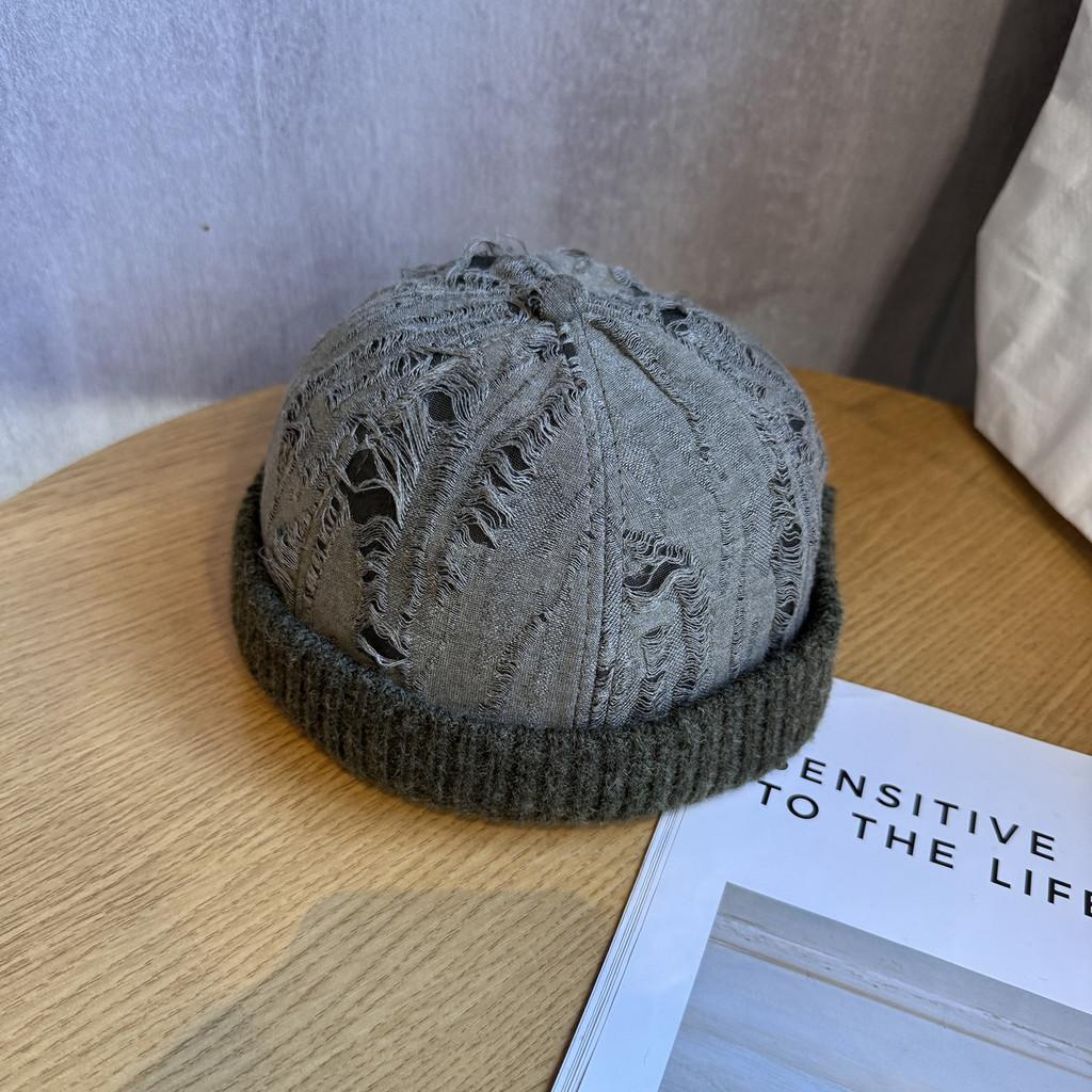 Cap Distressed Retro Newsboy Hat With Adjustable And Windproof Cotton Material