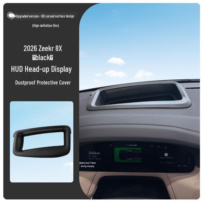 Защитная крышка HUD с изогнутым экраном Zeekr 8X 6D для модели автомобиля 2026 года, Аксессуары для интерьера