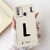 For ITEL S16 Cover For ITEL Vision 1 Pro Case Simple Fashion Letters A-Z Pattern Design Silicone Shockproof Bumper