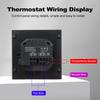 Комнатный термостат, умный термостат 16 А для напольного отопления, регулятор температуры, настенный термостат 85-250 В со светодиодным сенсорным экраном