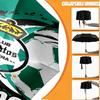 Custom Name Personalized Club Santos Laguna Print Umbrella, Auto Open Close, 8‑Rib Sturdy Frame, Commute Camping Hiking Use, Birthday Gift