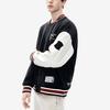 Fila X MIHARA Striped Casual Loose Baseball Jacket Men Jacket Black F11M243502F-BK