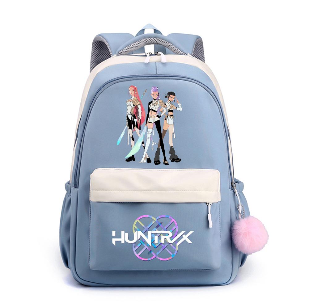 Аниме K-Pop Принт Рюкзак Большой Вместимости для Подростка Студента Девочки Мальчика Школьный Рюкзак Сумка для Книг Детский Подарок Женская Водонепроницаемая Дорожная Сумка Мочила