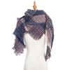 Scarf Autumn Winter Triangle Shawl Women's Triangle Scarf Plaid Thin Square Scarf Scarf