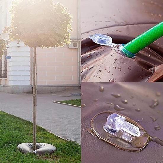 10/15 Gallons Tree Watering Bag Slow-Release Drip Rings Anti-UV Thicken Automatic Irrigation System for Trees Shrubs