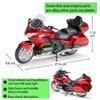 Масштаб 1/12 Welly 2020 Honda Gold Wing, литая под давлением модель мотоцикла, сверхмощный дорожный мотоцикл, коллекция игрушечных автомобилей из сплава, подарок для детей