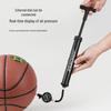 Portable Multi-Sport High-Pressure Inflator with Gauge & Ball Needles for Basketball, Football, Volleyball