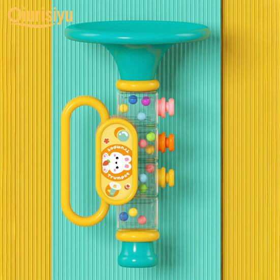 Funny Mini Music Enlightenment Round Edges Performance Prop Blowing Toy for Children Trumpet Toy