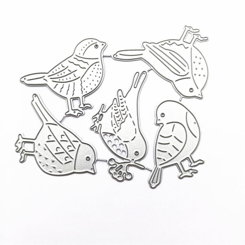 Birds Metal Cutting Dies Stencil DIY Scrapbooking Photo Album Decor Embossing Cards Making DIY Crafts